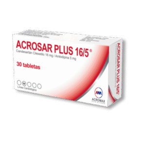 ACROSAR PLUS 16/5  MG X 30 TAB