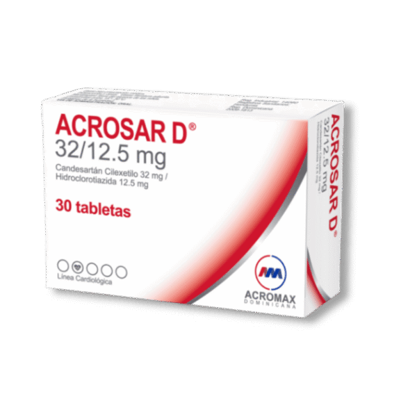 ACROSAR D 32/12.5 MG  X 30 TAB
