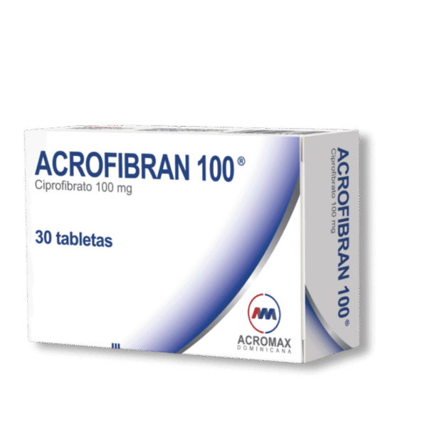 ACROFIBRAN 100 MG X 30 TAB