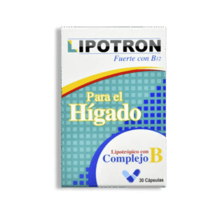LIPOTRON FUERTE CON B12 X 30 CAP.***