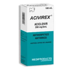 ACIVIREX 200 MG FCO X 100 ML.