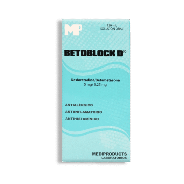 BETOBLOCK D SOLUCION ORAL 120 ML.