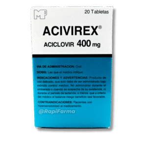 ACIVIREX 400MG X 20 TAB.