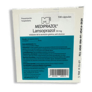 MEDIPRAZOL 30MG X 100 CAPS.