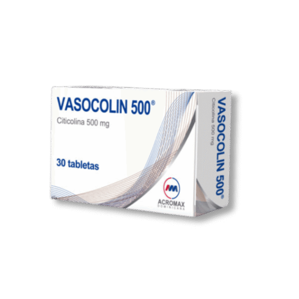 VASOCOLIN 500MG 30 TABLETAS
