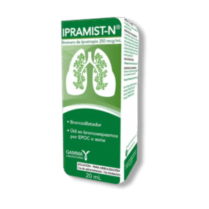 IPRAMIST-N 250 MCG /ML SOL.  NEBULIZACION FCO GOTERO X 20 ML.