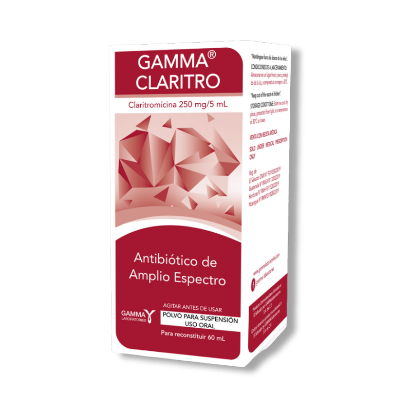 GAMMA CLARITRO 250 MG/5ML SUSP ORAL X 60 ML